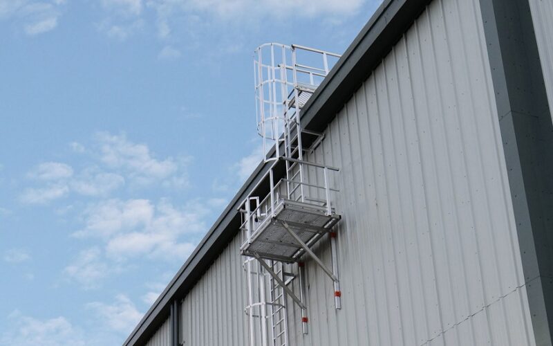 Details About Aluminum Fastened Entry Ladders